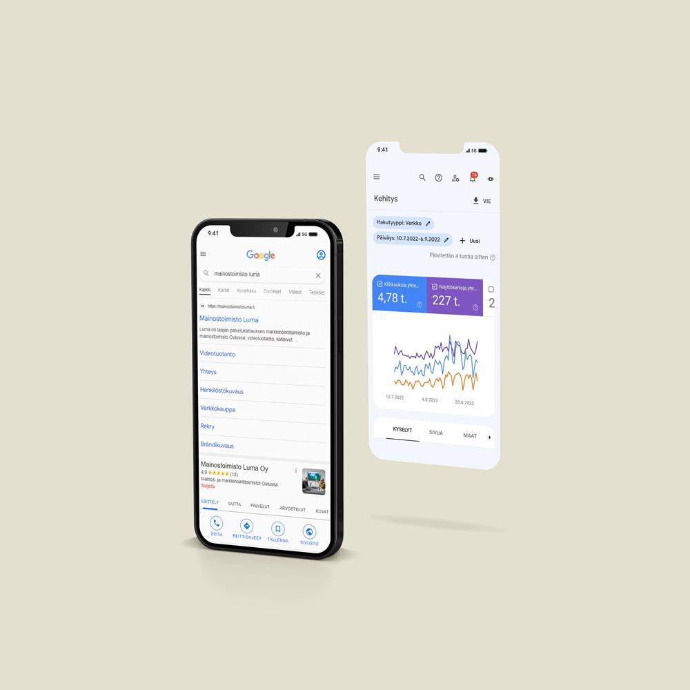 Mainostoimisto Luma Oulu - hakukoneoptimointia voidaan kehittää Google Search Consolen avulla