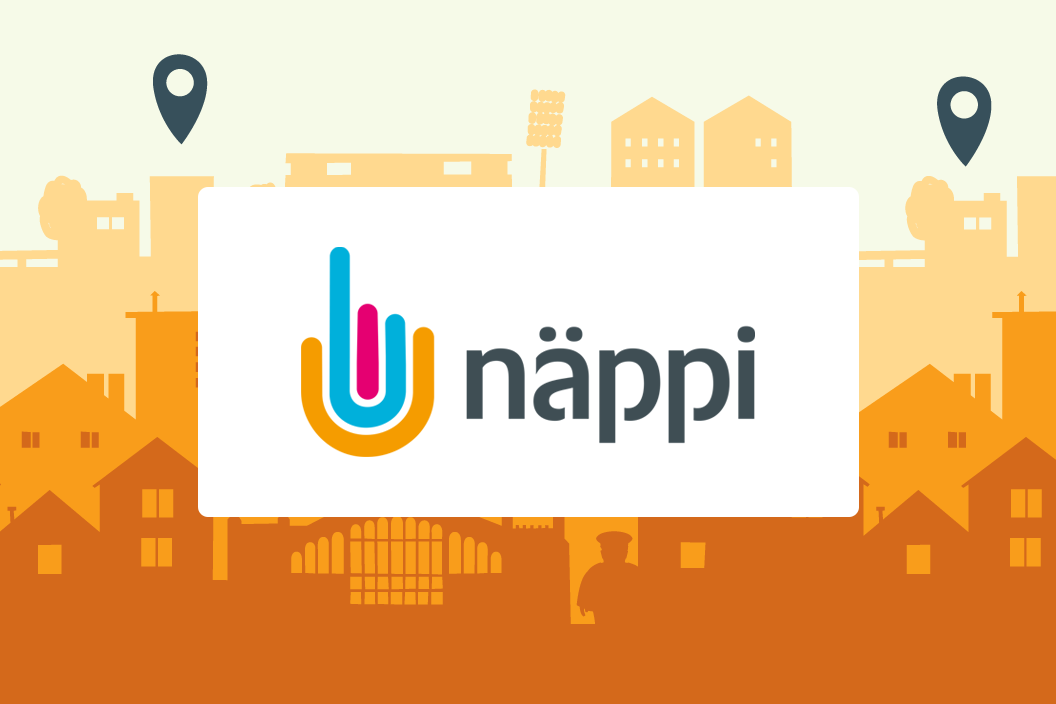 Näppi logo ja grafiikkaa